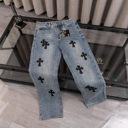 1 to 1 Embroided Jeans