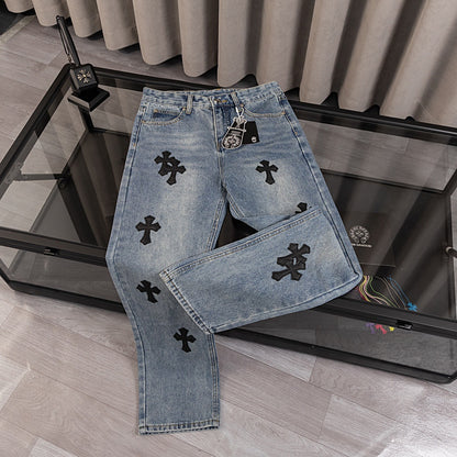 1 to 1 Embroided Jeans