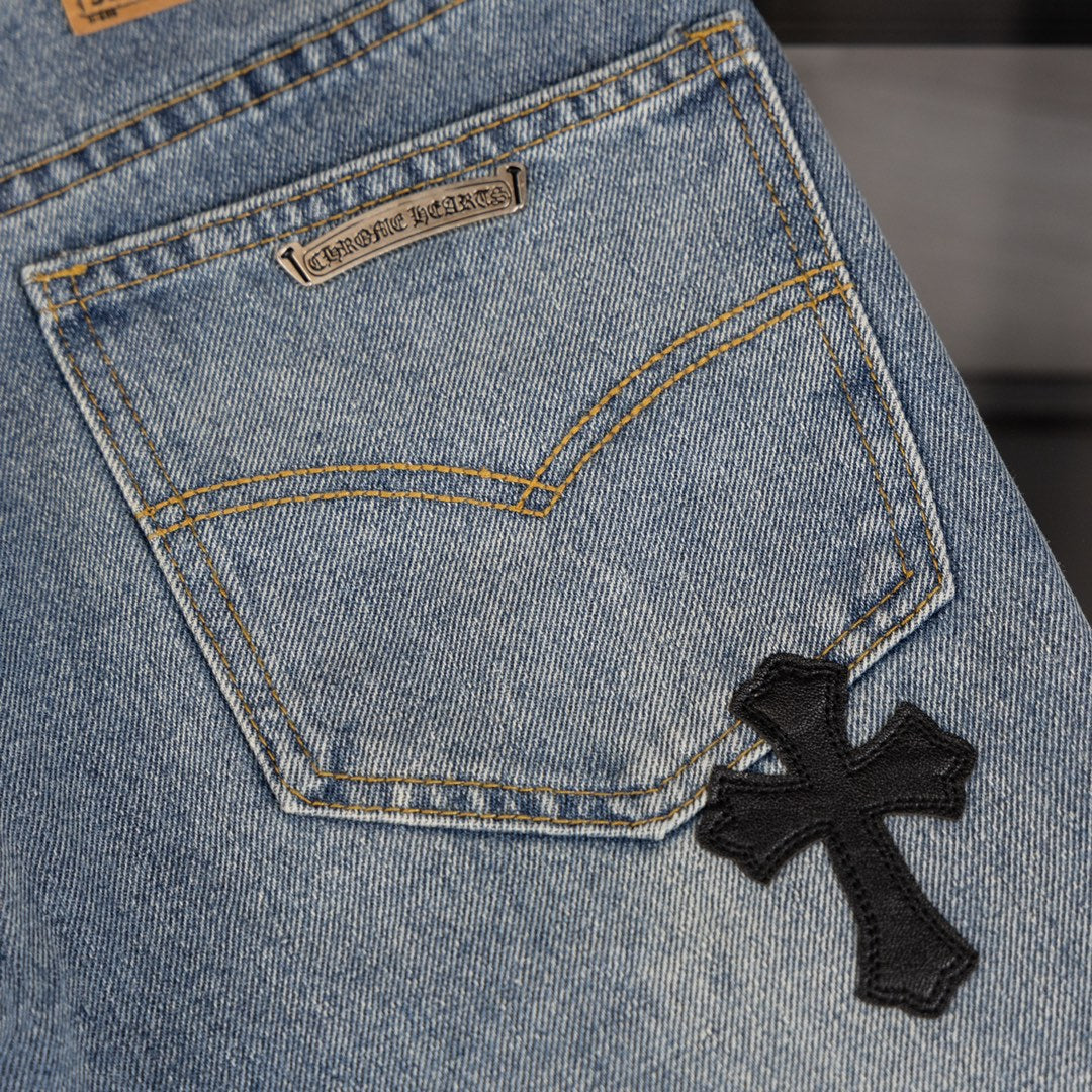 1 to 1 Embroided Jeans